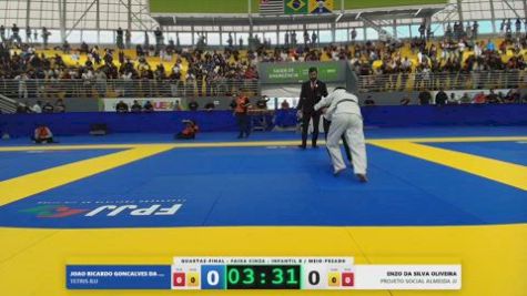 ENZO DA SILVA OLIVEIRA vs JOAO RICARDO GONCALVES DA SILVA 2026 FPJJ Circuito Paulista GI Etapa 3