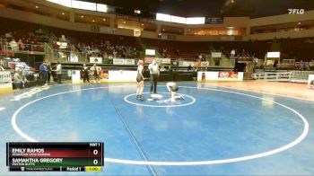 107 lbs Cons. Round 5 - Samantha Gregory, Poston Butte vs Emily Ramos, Mountain View Marana