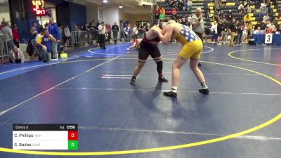 215 lbs Consy 2 - Cameron Phillips, Hickory vs Skylar Badas, Canon-McMillan
