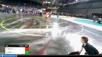 108 lbs Cons. Round 3 - Kimber Wait, Twin City Wrestling Club vs Caylee Rincon, Blaine Barracudas Wrestling Club