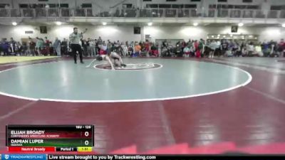 126 lbs Champ. Round 1 - Elijah Broady, Contenders Wrestling Academy vs Damian Luper, Indiana