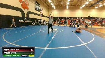 126 lbs Semifinal - Jaxen Baxendale, Lovell vs Kaeden Smith, Tongue River