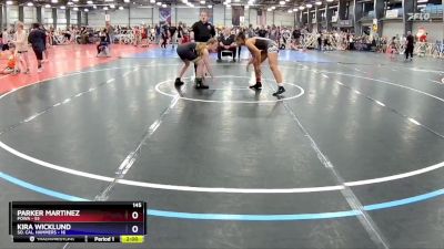 145 lbs Rd# 4- 12:45pm Friday - Parker Martinez, POWA vs Kira Wicklund, So. Cal. Hammers