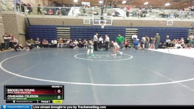 65 lbs Round 4 - Osheanna Celedon, Lil Mavs Wrestling vs Brooklyn Young, Small Town Wrestling