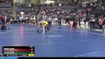 100 lbs Cons. Round 3 - Ethan Fishe, Bobcat Wrestling Club vs Gavin Cheek, Western Nebraska Elite