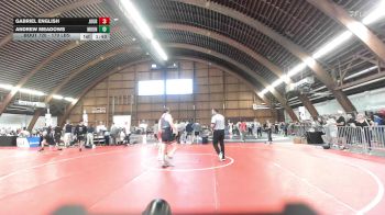 170 lbs 3rd Place - Gabriel English, Journeymen vs Andrew Meadows, Mount Airy Hs