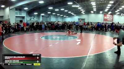 53 lbs Quarterfinal - Gideon Drane, Great Neck Wrestling Club vs Graham Billingsley, Bandits