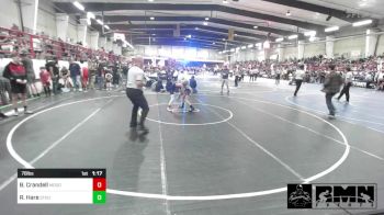 78 lbs Rr Rnd 1 - Brighton Crandell, Mogollon vs Ryan Hare, Stout Wrestling Academy