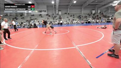 70 lbs Rr Rnd 2 - Asher Franco, East Carolina Elite vs Mukhammadali Sotyboldyev, Team RJN Green