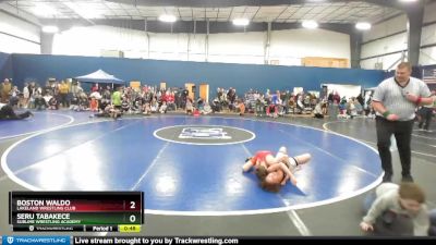 75 lbs 3rd Place Match - Boston Waldo, Lakeland Wrestling Club vs Seru Tabakece, Sublime Wrestling Academy