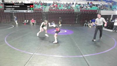 106 lbs Consi Of 4 - Cooper Stinson, Clinton vs James Kay, Dixie