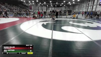 120 lbs Cons. Round 1 - Quinn Miller, Lakeland WC vs Ben Vertner, Idaho