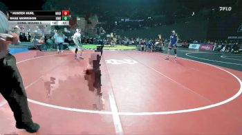 6A Boys 126 lbs Cons. Round 5 - Hunter Hurl, Newberg Boys vs Shae Morrison, Ida B. Wells Boys