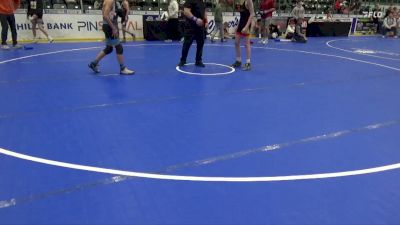 110 lbs Cons. Sub-semis - Oliver Sonberg, Caveman Wrestling vs Jaren Nebel, Big Game Wrestling Club