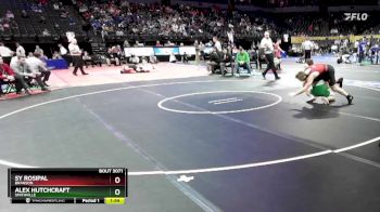 157 Class 3 lbs Champ. Round 1 - Alex Hutchcraft, Smithville vs Sy Rosipal, Branson