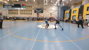 144 lbs Cons. Round 1 - Kaleb Williams, First State Military Academy vs King Peden, Woodbridge H S