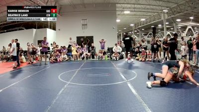 165 lbs Semis & 1st Wrestleback (8 Team) - Karise Benson, Girls With Grit vs Beatrice Land, CTWHALE