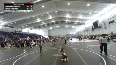 61 lbs 2nd Place - Landon Gustafson, Colorado Lions Den Elite vs Adrian Morales, So Cal Hammers
