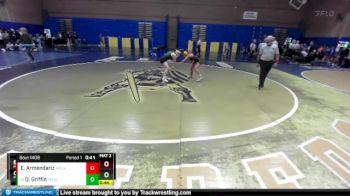 100lbs Cons. Round 6 - Olivia Griffin, Peninsula (Girls) vs Elyssa Armendariz, Moses Lake (Girls)