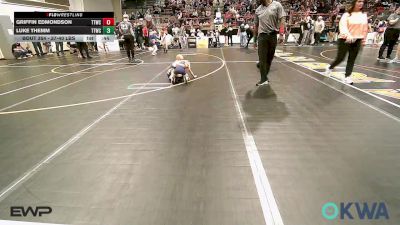 37-40 lbs Consolation - Griffin Edmondson, Team Tulsa Wrestling Club vs Luke Themm, Team Tulsa Wrestling Club