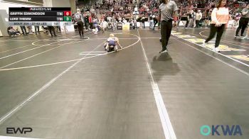 37-40 lbs Consolation - Griffin Edmondson, Team Tulsa Wrestling Club vs Luke Themm, Team Tulsa Wrestling Club