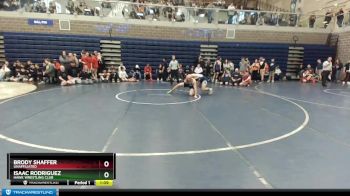 160 lbs Semifinal - Brody Shaffer, Unaffiliated vs Isaac Rodriguez, Hawk Wrestling Club