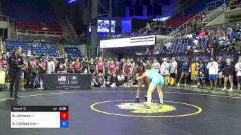 138 lbs Rnd Of 16 - Allyssa Johnson, North Dakota vs Alissa Caltagirone, Michigan