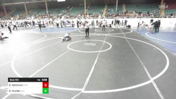 95 lbs Consi Of 4 - Damien Ketchum, Stay Sharp vs Kameron Hunter, Division Bell Wrestling