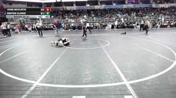 58 lbs Round Of 32 - Vonn McClintic, Steel Valley Renegades WC vs Benton Clarke, DC Gold