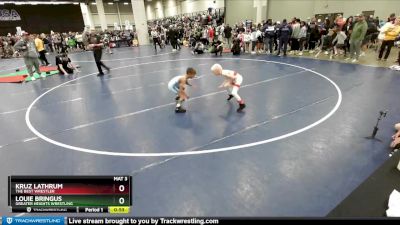 49 lbs Quarterfinal - Kruz Lathrum, The Best Wrestler vs Louie Bringus, Greater Heights Wrestling