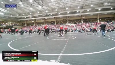 49 lbs Cons. Round 4 - Walker Pankey, Tonganoxie vs Lorenzo Herrera, Great Bend