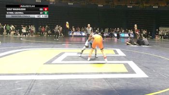 157 lbs Quarterfinal - Colt Washleski, Virginia vs Kyrel Leavell, The Citadel
