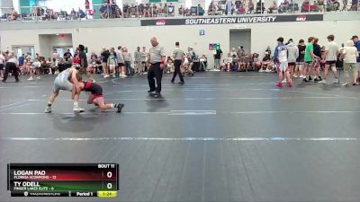 88 lbs Round 4 (6 Team) - Logan Pao, Florida Scorpions vs Ty Odell, Finger Lakes Elite