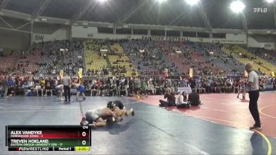 174 lbs Semis (4 Team) - Alex Vandyke, Morningside (Iowa) vs Treven Hokland, Eastern Oregon University (OR)