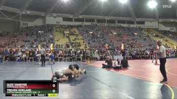 174 lbs Semis (4 Team) - Alex Vandyke, Morningside (Iowa) vs Treven Hokland, Eastern Oregon University (OR)