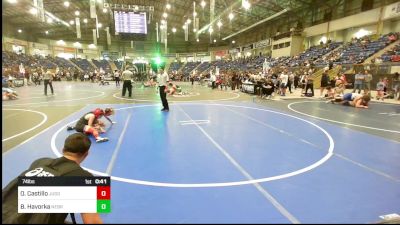 74 lbs Consi Of 4 - Octavio Castillo, Juggernaut WC vs Bently Havorka, Nebraska Elite WC