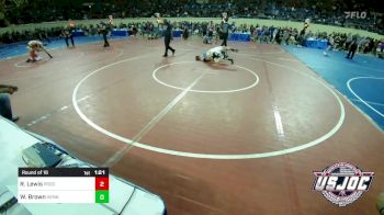 120 lbs Round Of 16 - Rosco Lewis, Prodigy Wrestling vs Wyatt Brown, Hennessey Takedown Club