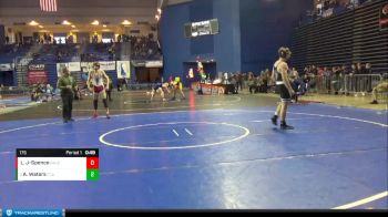 175 lbs Cons. Round 7 - Adam Waters, Faith Christian Academy vs Landon Jobber-Spence, Fauquier