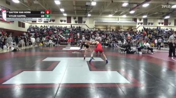 106 lbs 11th Place Match - Dayton Van Horn, Atlantic vs Kyler Happel, Lisbon