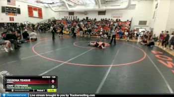 125 lbs Round 4 - Yessenia Teague, Powell vs Chay Stephans, Thunder Basin High School