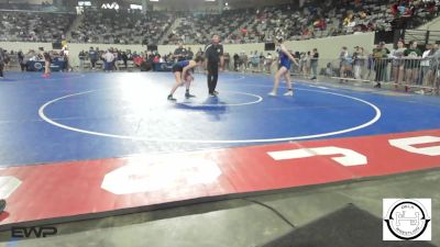 113 lbs Consi Of 16 #1 - Arrabella Nellis, Bixby JH Girls vs Chloe Kelly, Hennessey Jr High Girls