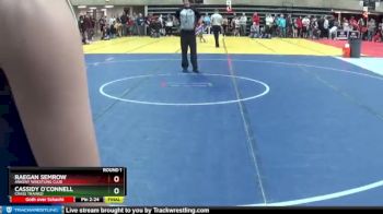 95 lbs Round 1 - Cassidy O`Connell, Crass Trained vs Raegan Semrow, Ankeny Wrestling Club