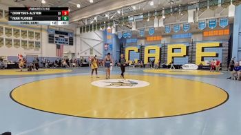 215 lbs Cons. Semi - Dionysus Alston, Caesar Rodney H S vs Ivan Flores, Sussex Central H S