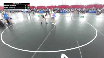 126 lbs Semis & Wb (16 Team) - Taylor Derouin, Oconto Falls vs Chris DODSON, Vernon Hills