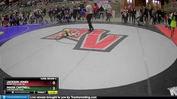 56 lbs Cons. Round 3 - Madix Cantrell, Cascade Mat Club vs Jackson Jones, Banks Mat Club, Inc