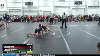 110 lbs Round 5 (8 Team) - Carter Thomas, Dog Pound vs Cayden Svab, Neighborhood