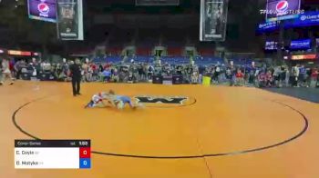 94 lbs Consolation - Cadyn Coyle, Nebraska vs Davis Motyka, Pennsylvania