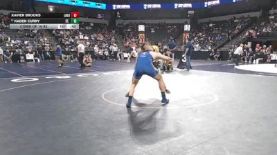 215 lbs Consi Of 16 #2 - Xavier Brooks, Laguna Beach (SS) vs Kaden Curry, St. John Bosco (SS)