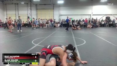 105 lbs Round 6 (8 Team) - Blake Walker, Steller Trained Nihl vs Riley Alcantar, Centurion WC