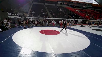 130-135 lbs 5th Place Match - Leeah Wright, Oklahoma vs Maria Valadez, Nevada